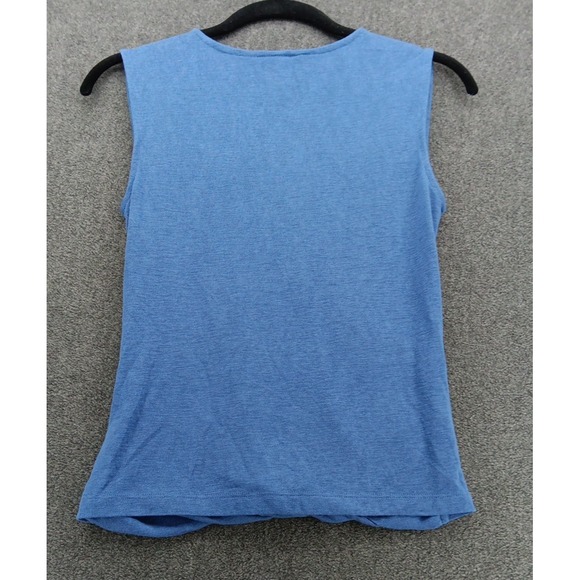 Athleta Breezy Wrap Tank Top Women's Size‎ XXS Blue Lightweight V-Neck Shirt - Picture 2 of 9